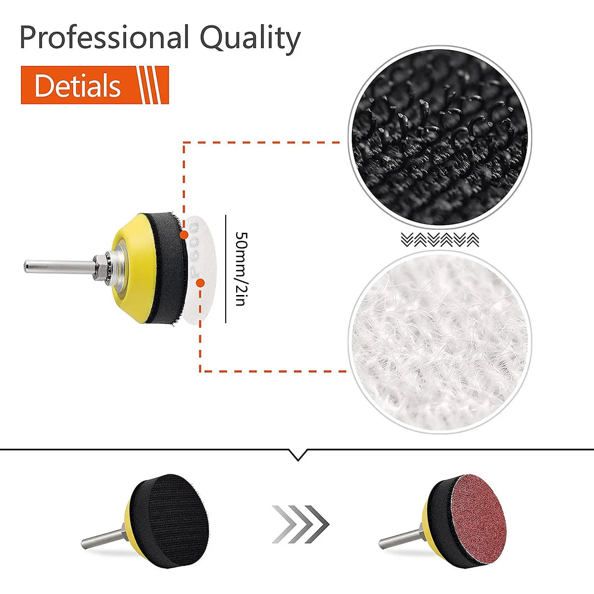 240Pcs 2Inch 50mm Sanding Discs Pads Set 80-3000 Grit Abrasive Polishing Pad Kit For Dremel Rotary Tool Sandpapers Accessories