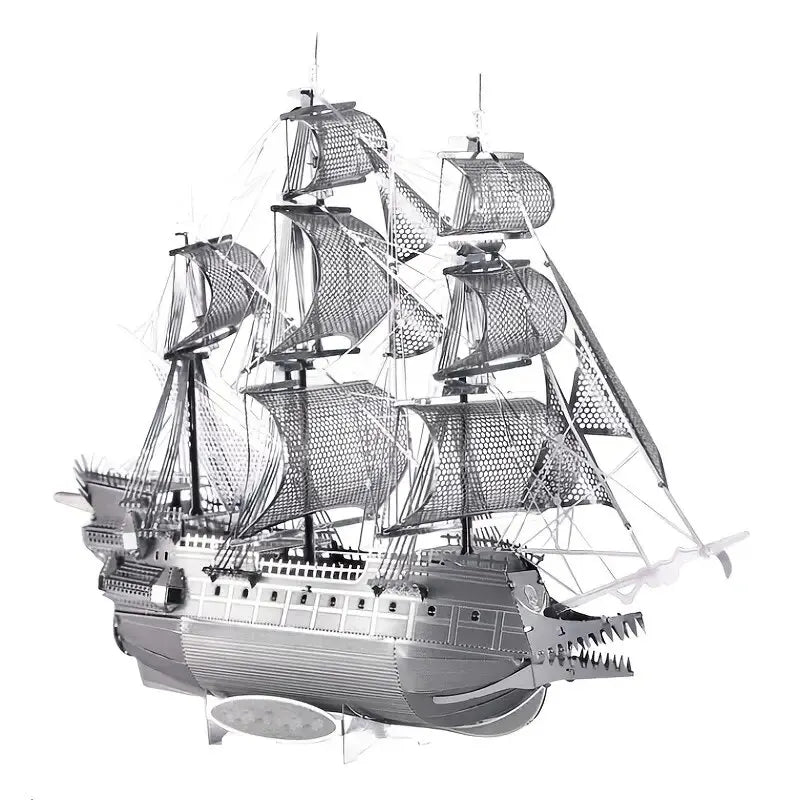 Flying Dutchman 3D Metal Puzzle Model Kits DIY Laser Cut Puzzles Jigsaw Toy For Children