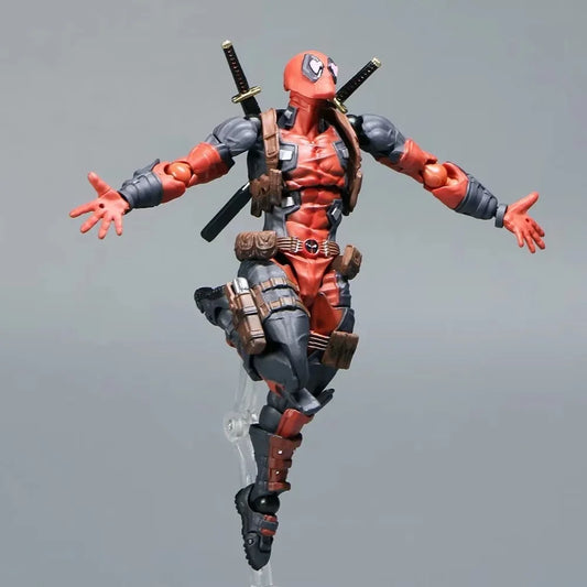 New 2.0 Marvel 15cm X-MAN DeadPool AMAZING YAMAGUCHI BJD Joints Moveable Action Figure Model Toys