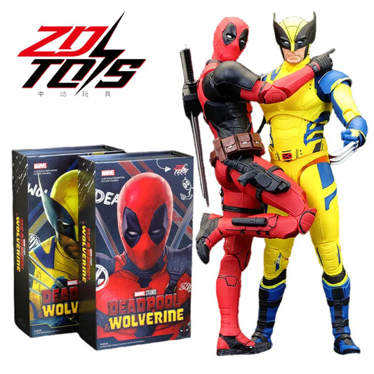 ZD Toys film 1:10 Deadpool & Wolverine Action figures Deadpool Boxed Wolverine Collection Adult Action Figures Kids Toy